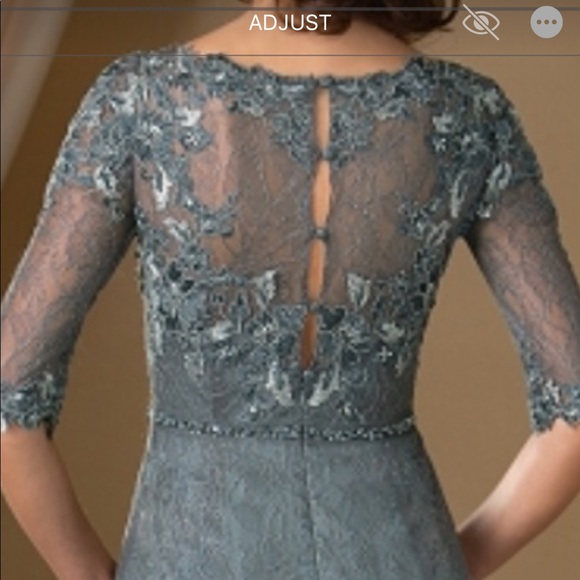 Jade couture gently used gown - Picture 2 of 6